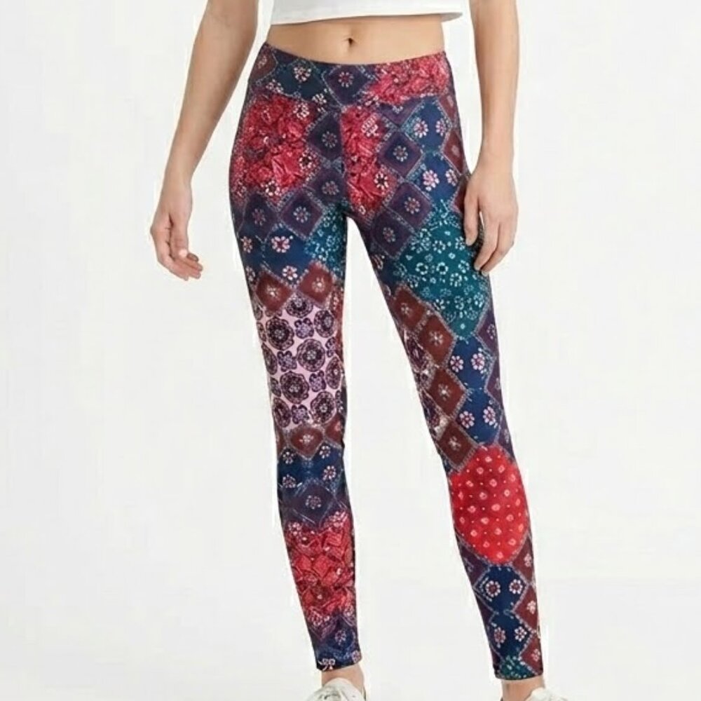 American Eagle High Waisted Yoga Geometric Print Leggings Pants Women’s Size S